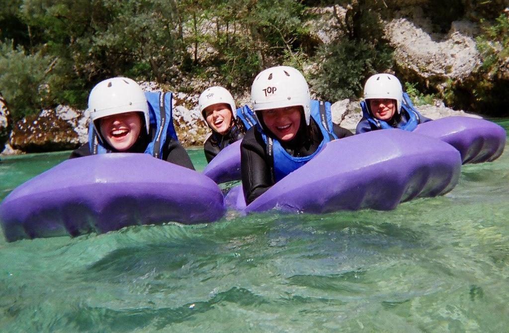 Rafting sul fiume Soča