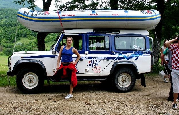 Rafting na Uni