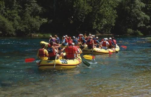 Rafting na Uni