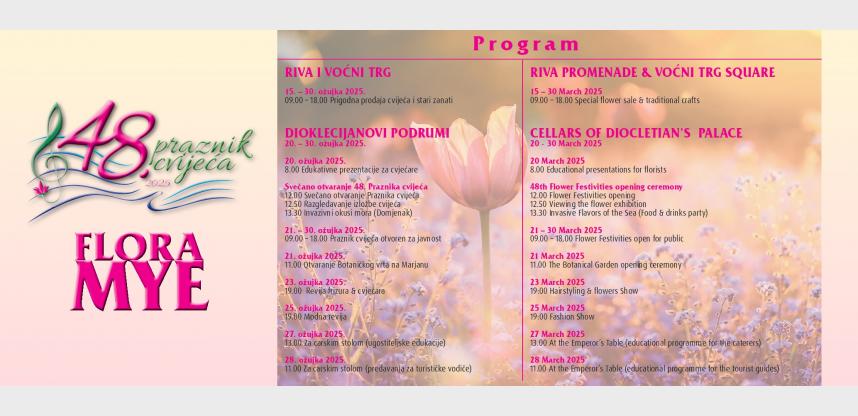 48. MEĐUNARODNI PRAZNIK CVIJEĆA – „FLORA MYE“