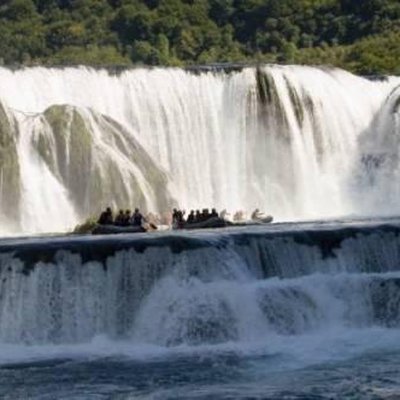 Rafting auf dem Fluss Una