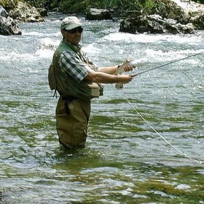 Cup fly fishing